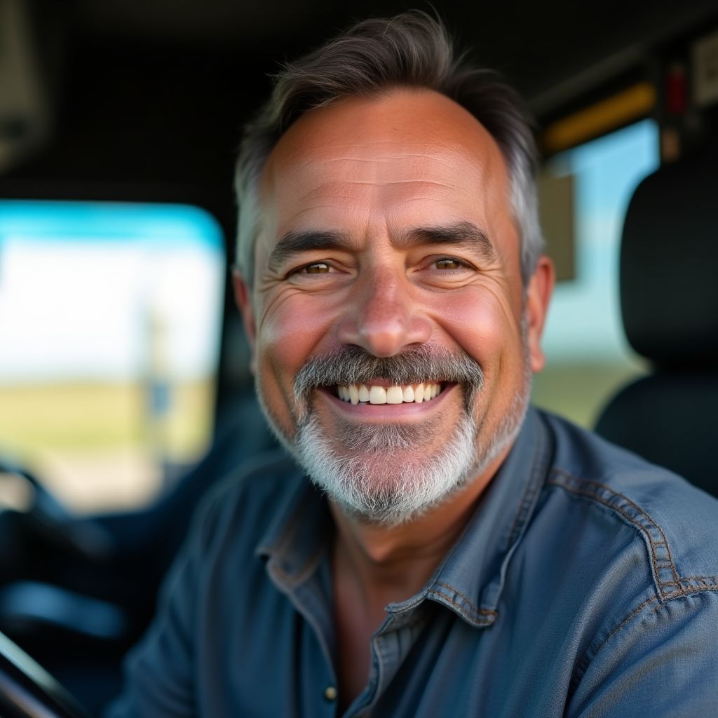 Retrato de Carlos, un transportista